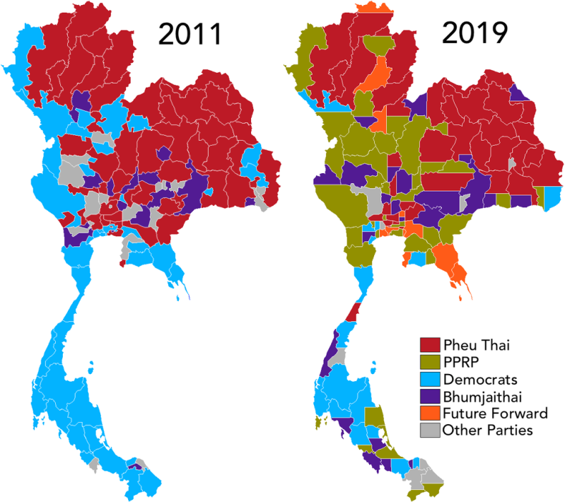 泰國選舉圖